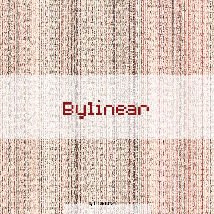 Bylinear example