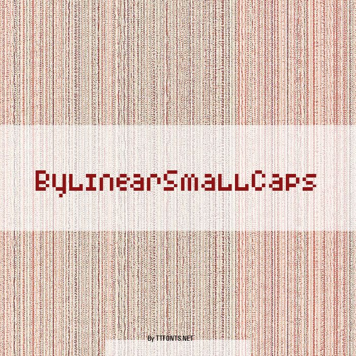 BylinearSmallCaps example