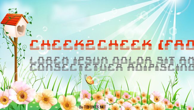cheek2cheek (faded!) example
