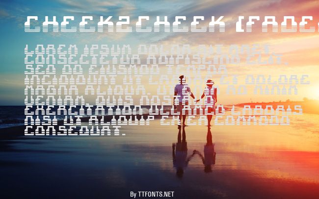 cheek2cheek (faded!) example