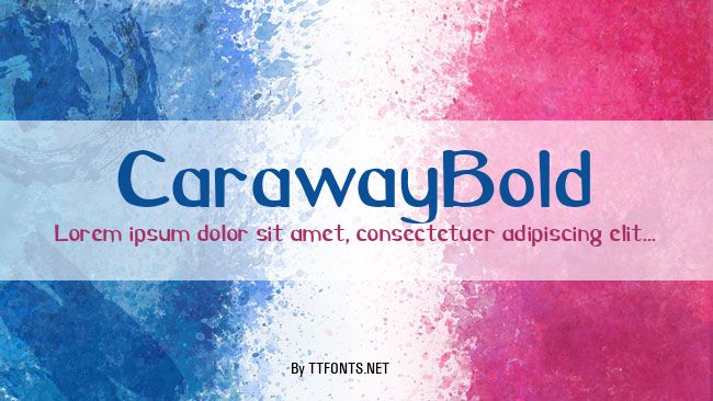 CarawayBold example