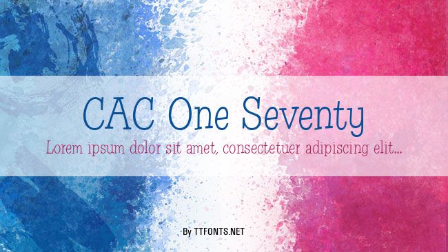 CAC One Seventy example