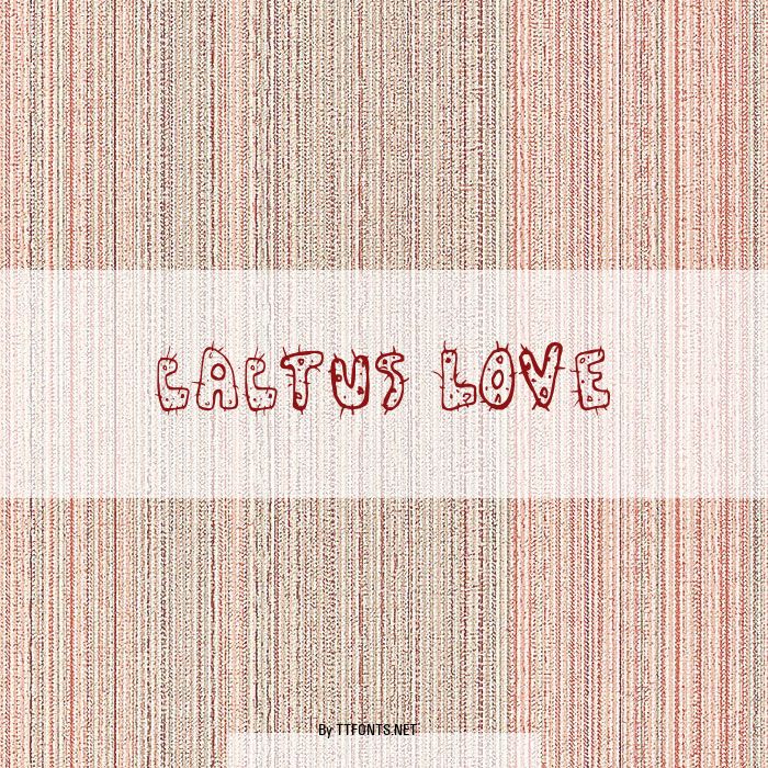 Cactus Love example