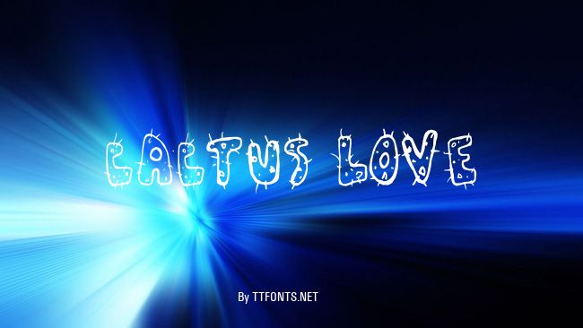 Cactus Love example