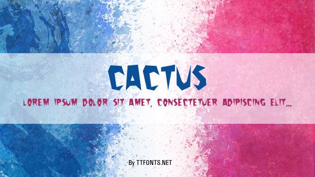 Cactus example