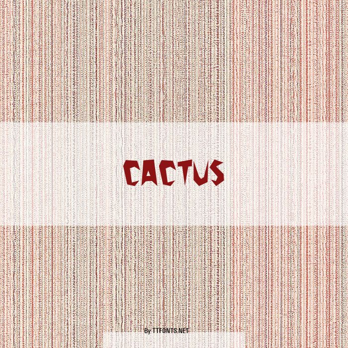 Cactus example