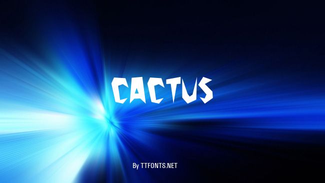 Cactus example