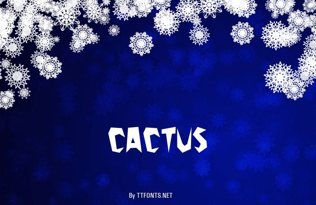 Cactus example