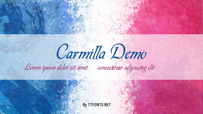 Carmilla Demo example