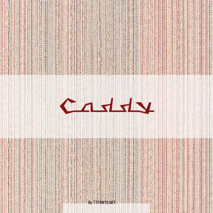 Caddy example