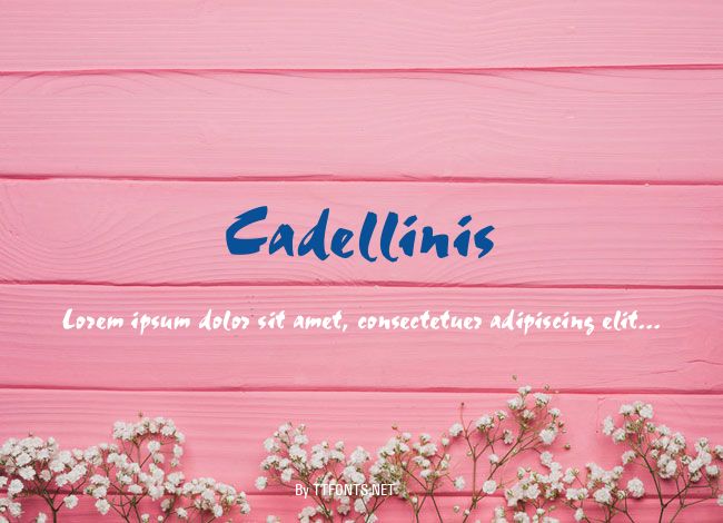 Cadellinis example