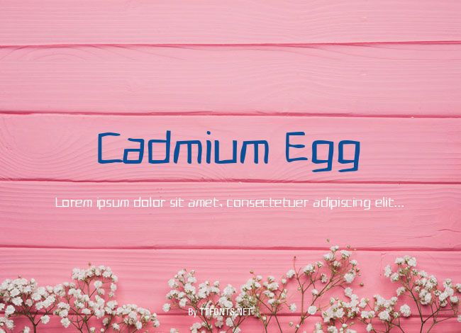 Cadmium Egg example