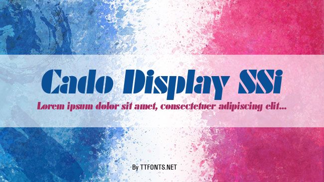 Cado Display SSi example