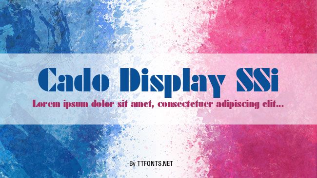 Cado Display SSi example
