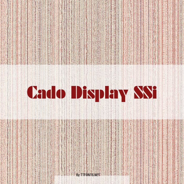Cado Display SSi example