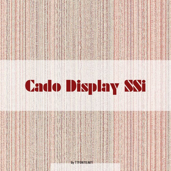 Cado Display SSi example