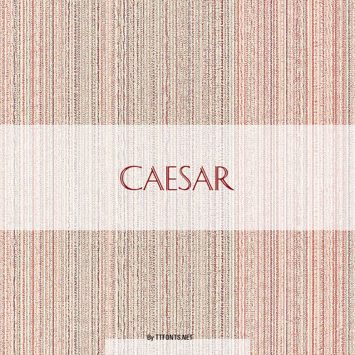 Caesar example