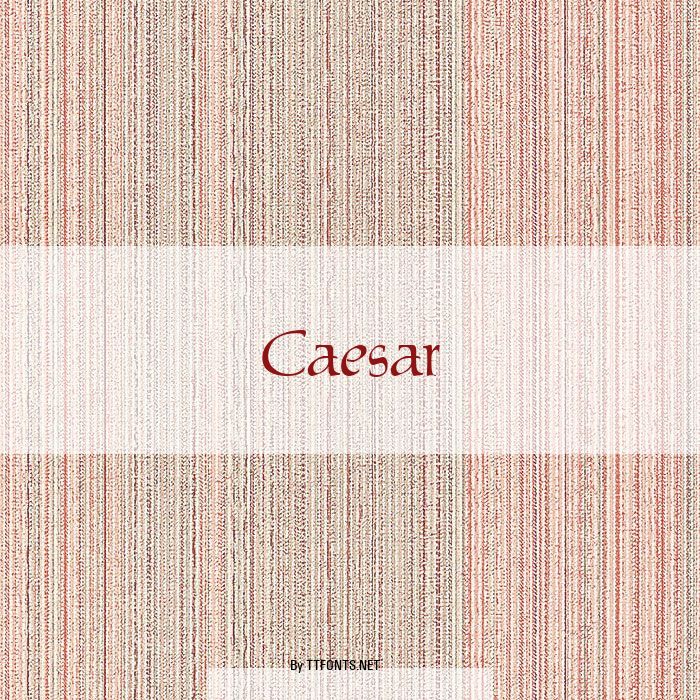 Caesar example