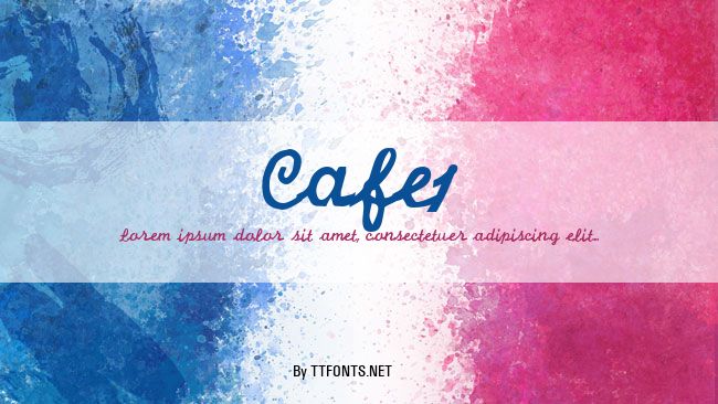 Cafe1 example
