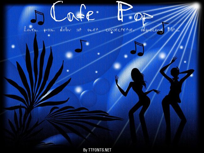 Cafe Pop example