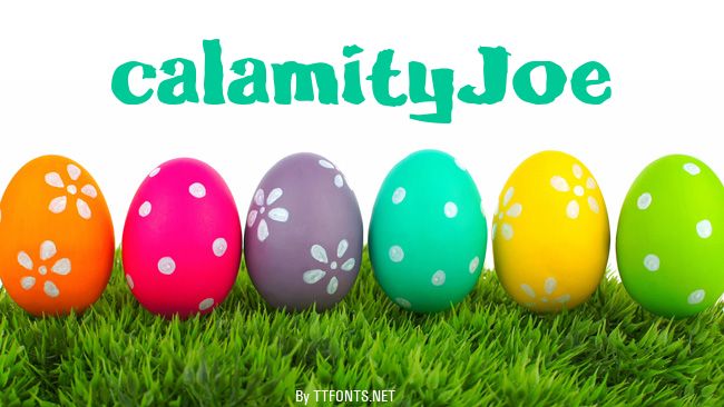 calamityJoe example