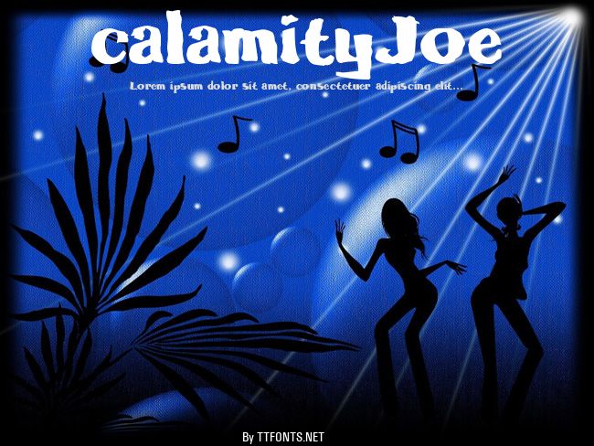 calamityJoe example