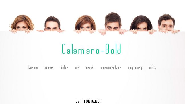 Calamaro-Bold example