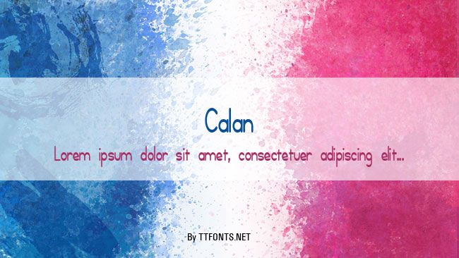 Calan example