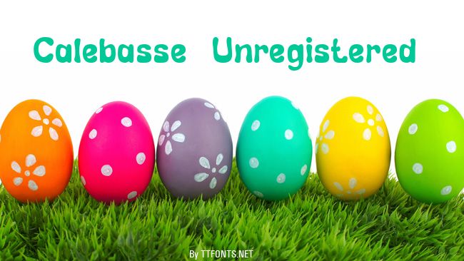 Calebasse (Unregistered) example