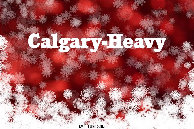 Calgary-Heavy example