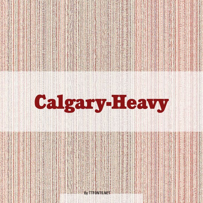 Calgary-Heavy example