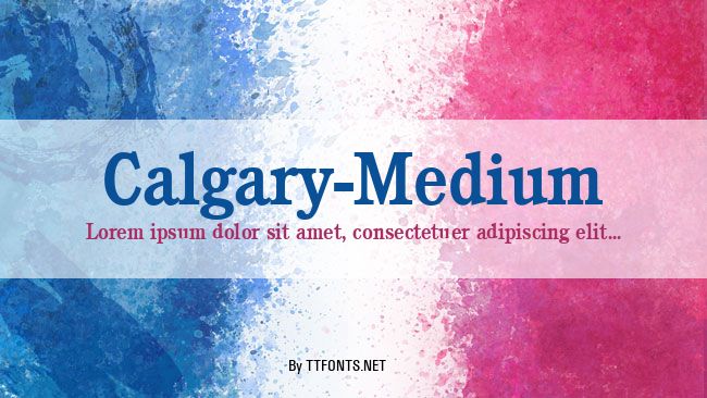 Calgary-Medium example