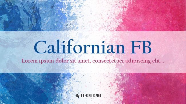 Californian FB example