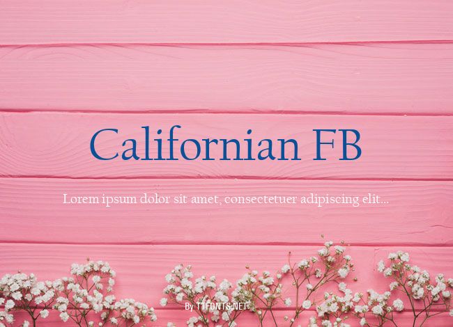 Californian FB example