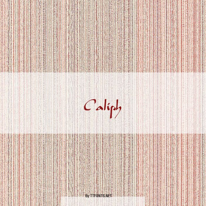 Caliph example