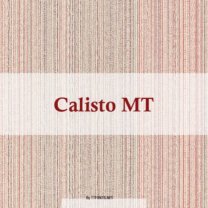 Calisto MT example