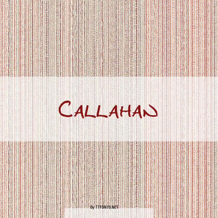 Callahan example