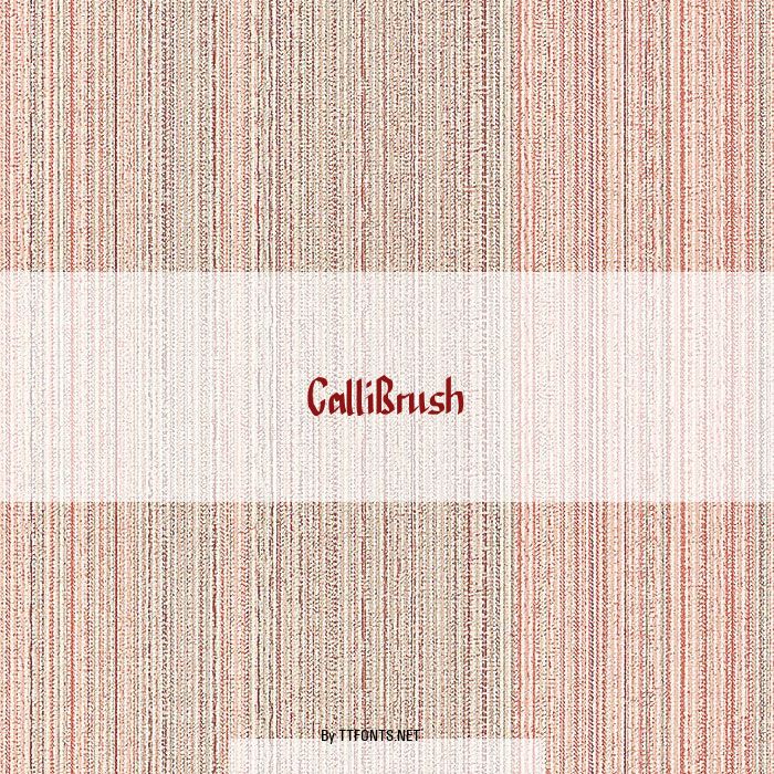 CalliBrush example