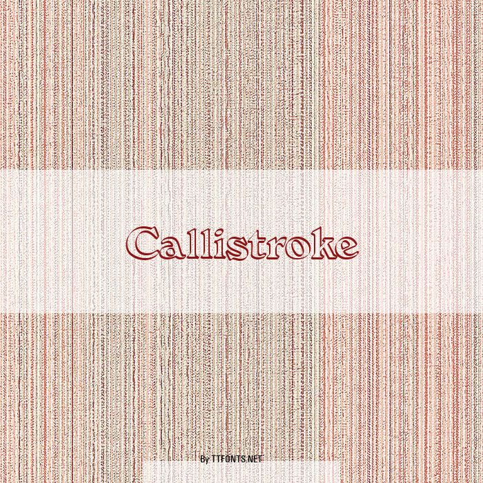 Callistroke example