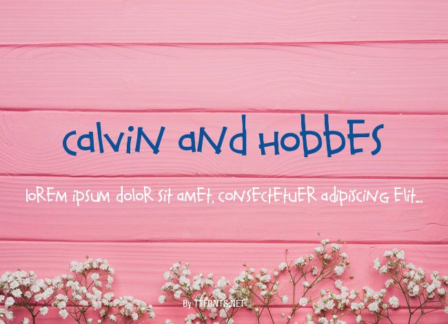 Calvin and Hobbes example