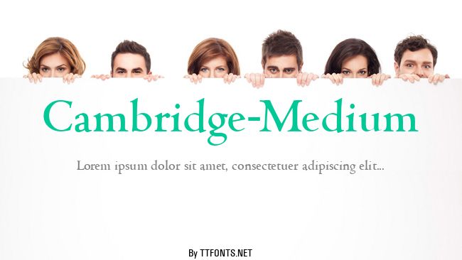 Cambridge-Medium example