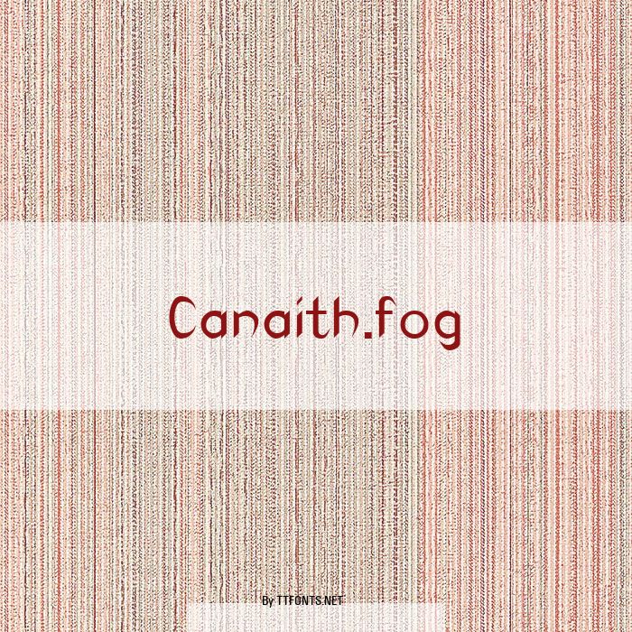 Canaith.fog example