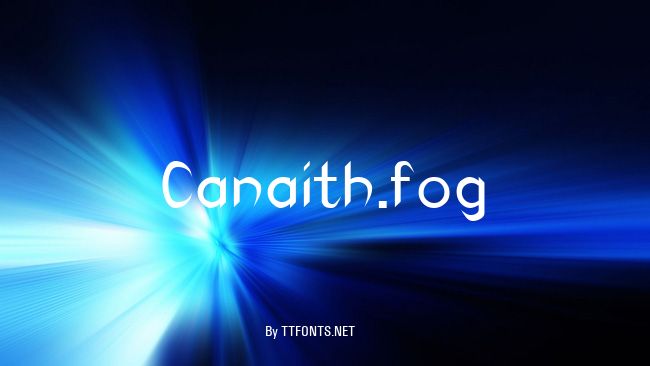 Canaith.fog example