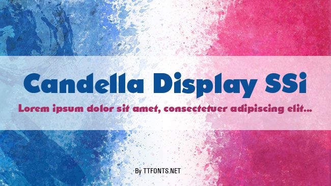 Candella Display SSi example