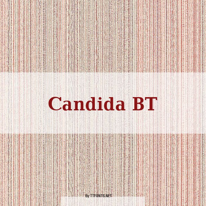 Candida BT example