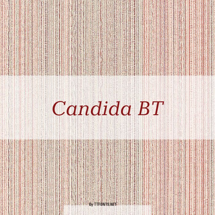 Candida BT example