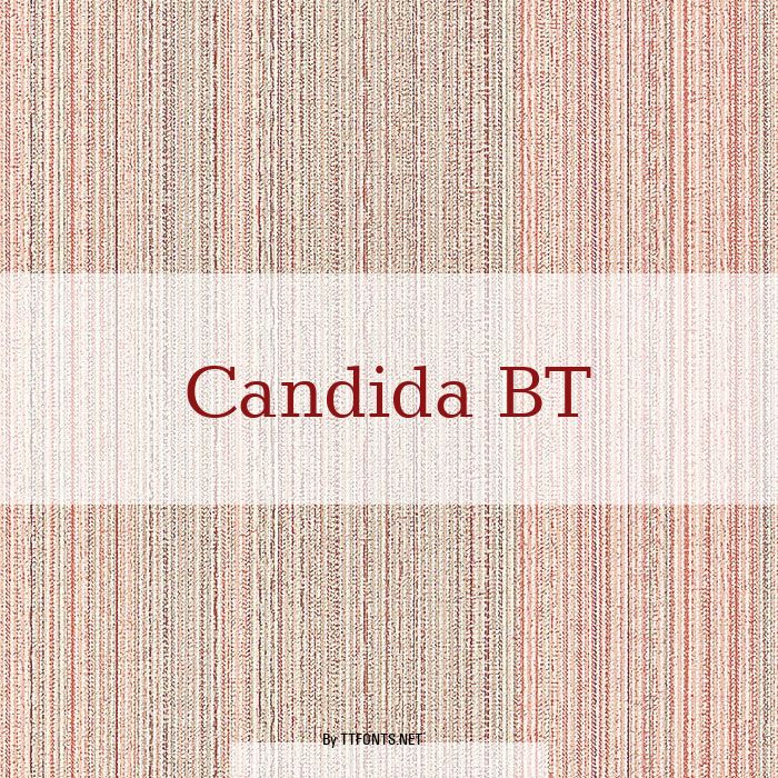 Candida BT example