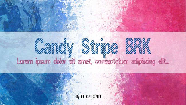 Candy Stripe BRK example