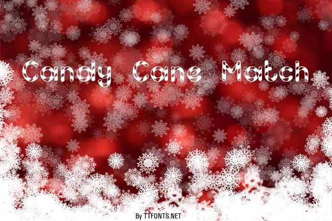 Candy Cane Match example