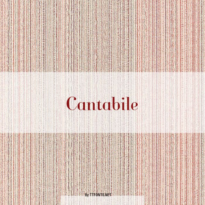 Cantabile example